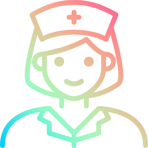 image presents registered nurse icon